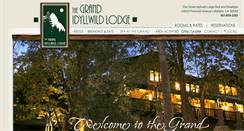 Desktop Screenshot of grandidyllwildlodge.com